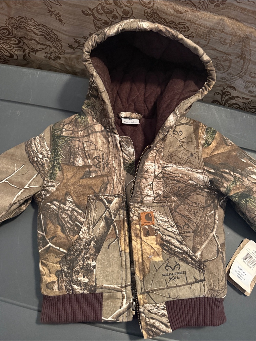 Carhartt Realtree Camo Hooded Jacket - Brown and Green